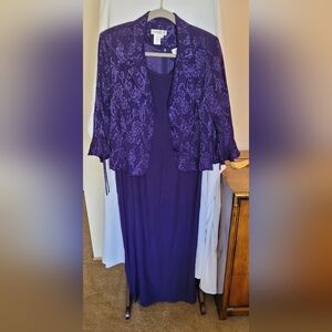 Coldwater creek 2 pc Purple Dress Size 10 (305)